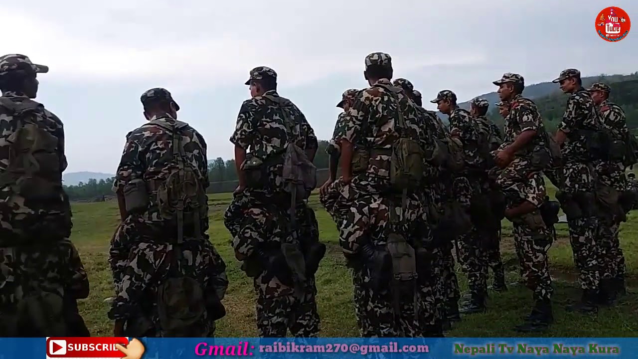 Nepal Army, Part of Recruitment Training