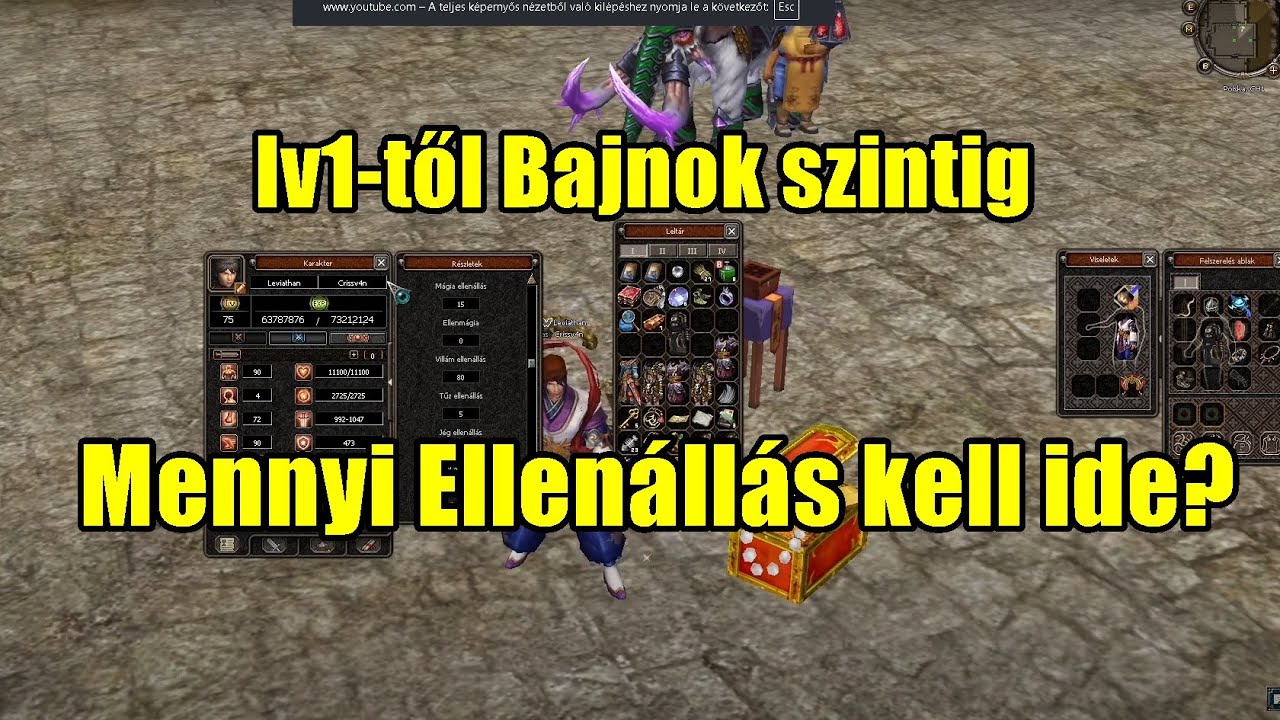 Lv1-től BAJNOK szintig 13.rész - AZ ERŐPRÓBA 