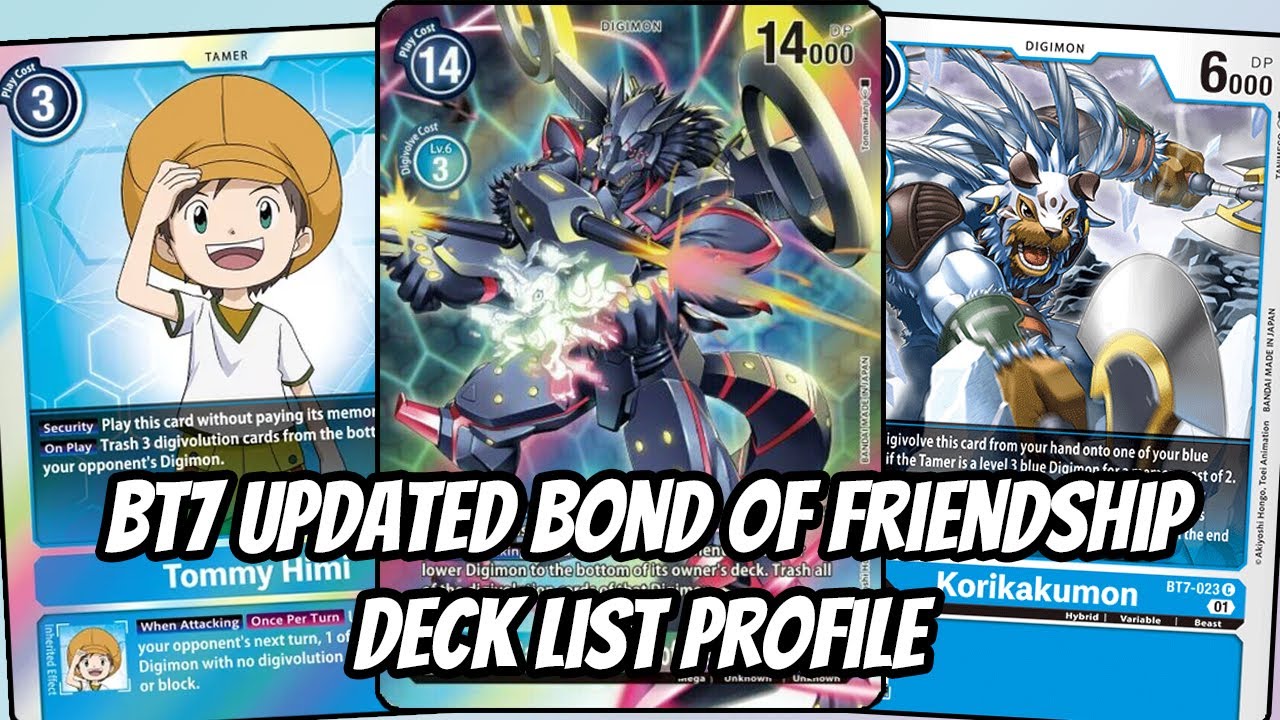 BT7 Updated Gabumon - Bond of Friendship Hybrid Deck List Profile (Digimon TCG English BT7)