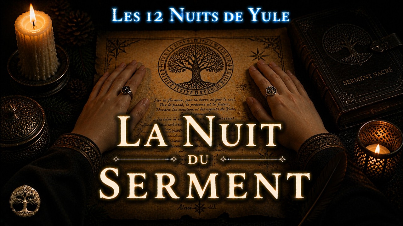 La Nuit du Serment 🌙  12ᵉ Nuit de Yule 🌙 Rituel sacré de clôture & engagement intérieur