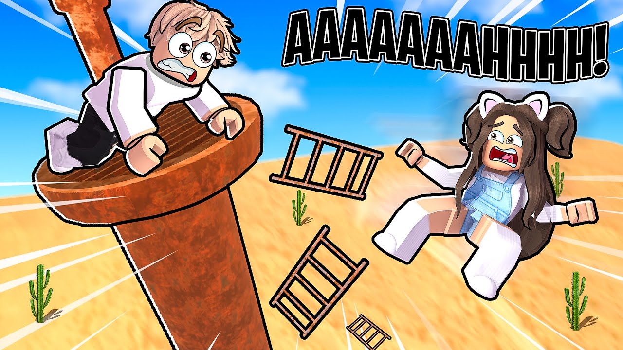 ROBLOX BUT, DON'T FALL.. /w KatherineElizabeth