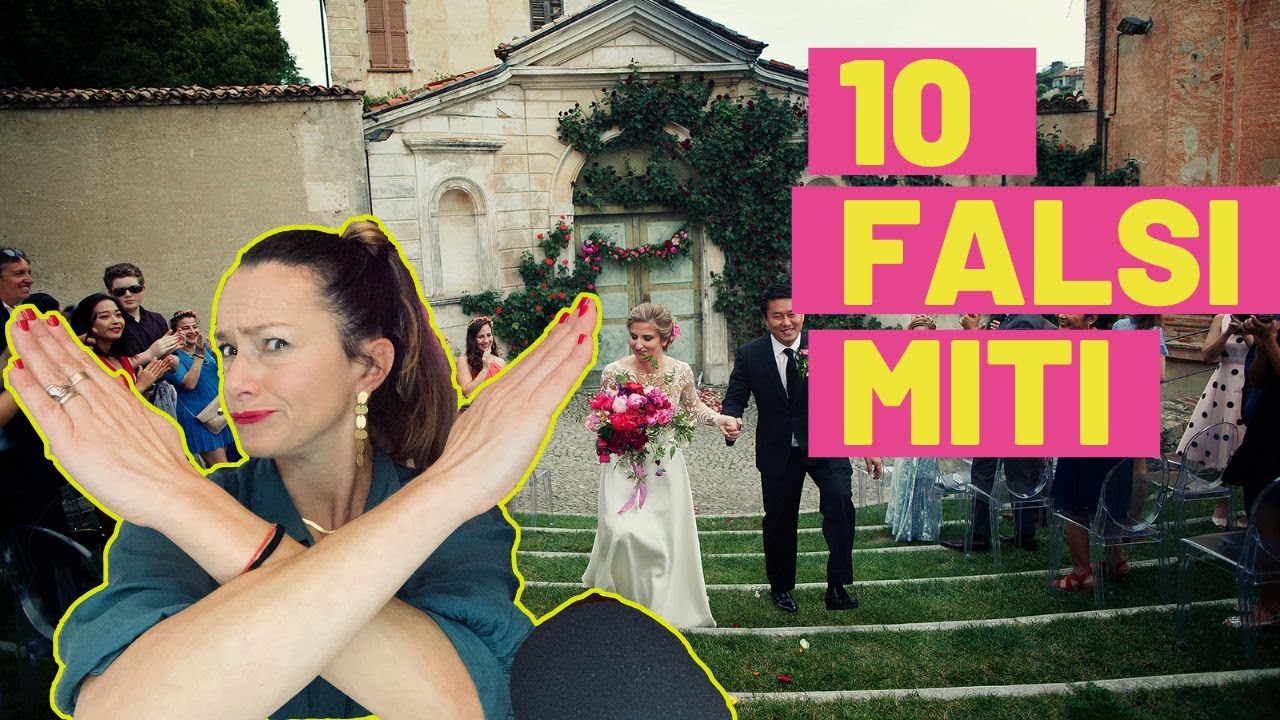 10 FALSI MITI sul lavoro di WEDDING PLANNER