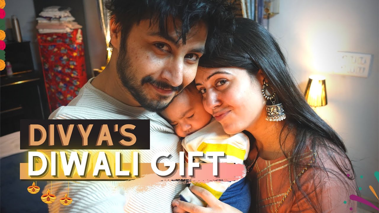 Divya's Diwali Gift | Surprise | Arjuna & Divya Vlogs
