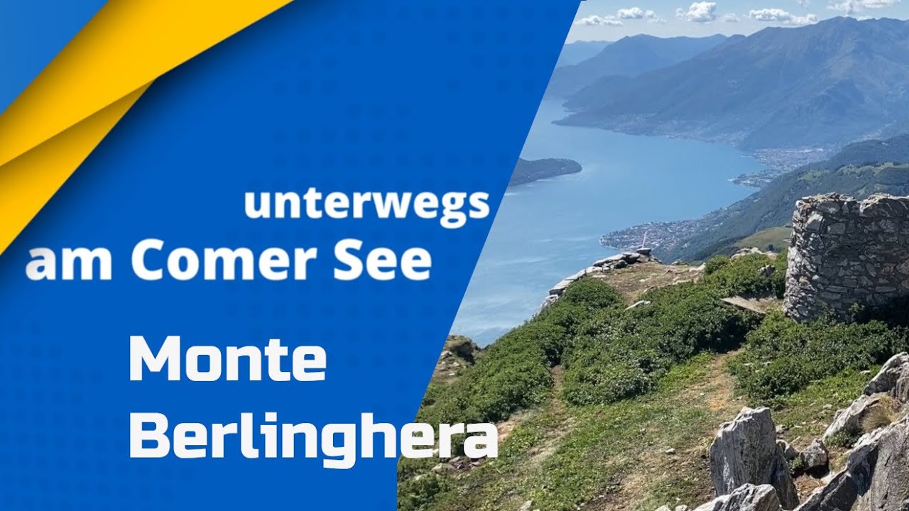 Monte Berlinghera am Comer See (Lake Como, Lago di Como) in der Nähe von Bellagio - Italien - Italy