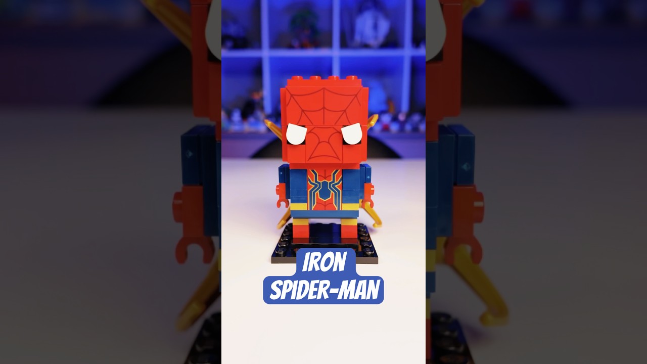 Iron Spider-Man BrickHeadz 🕸️ #lego #spiderman #legomarvel #marvel #legospiderman #legos
