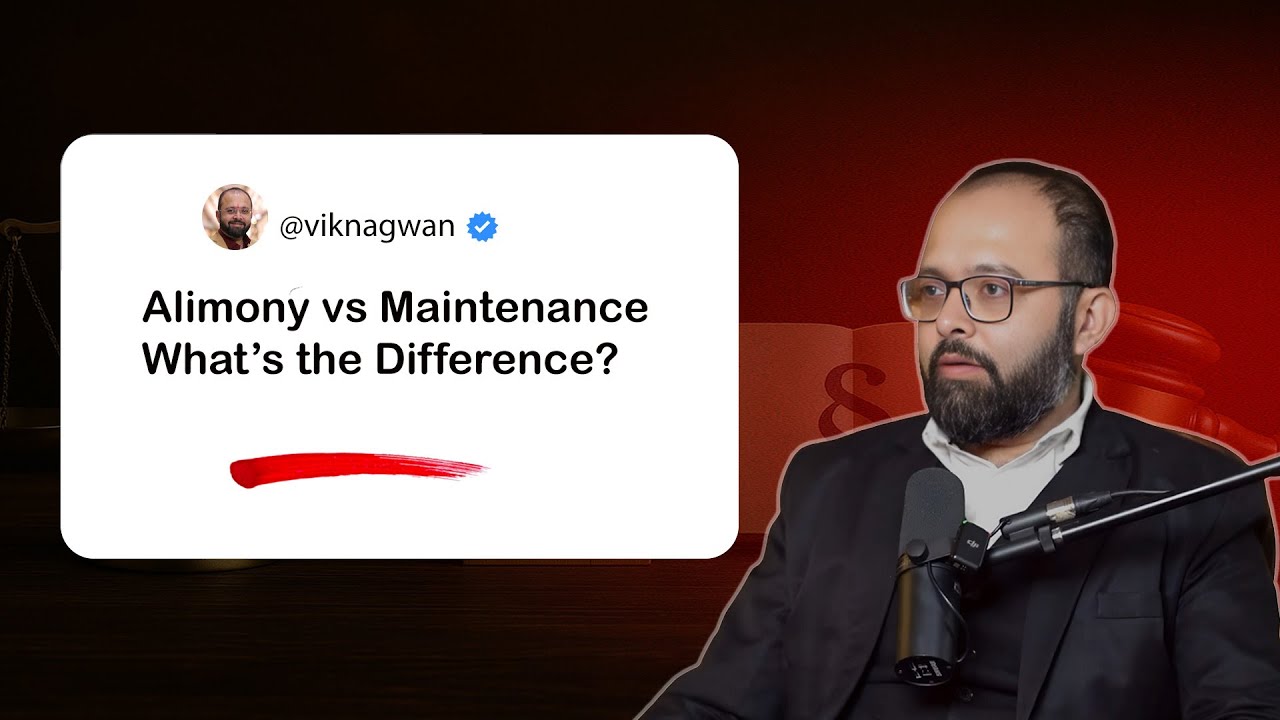 Difference between Alimony and Maintenance & how the amount will be fixed.