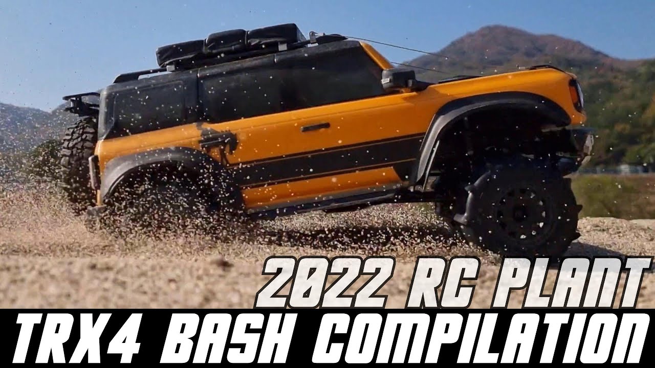 RC Car Traxxas TRX4 Brushless Bash Compilation 2022 Version