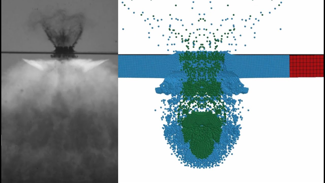 SPH/FEM Coupled High Velocity Impact