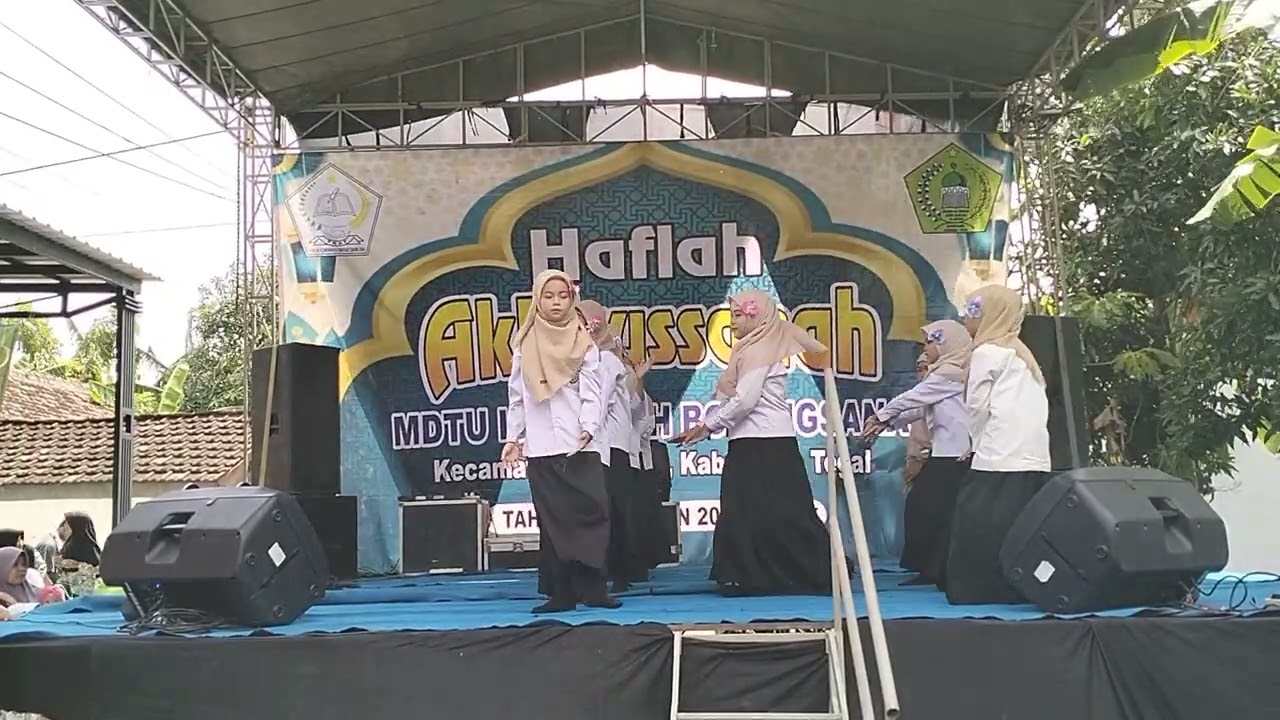 Tarian Islami Ya Ghali Santri kelas 3 MDTU Islamiyah Bojongsana 2025/2026