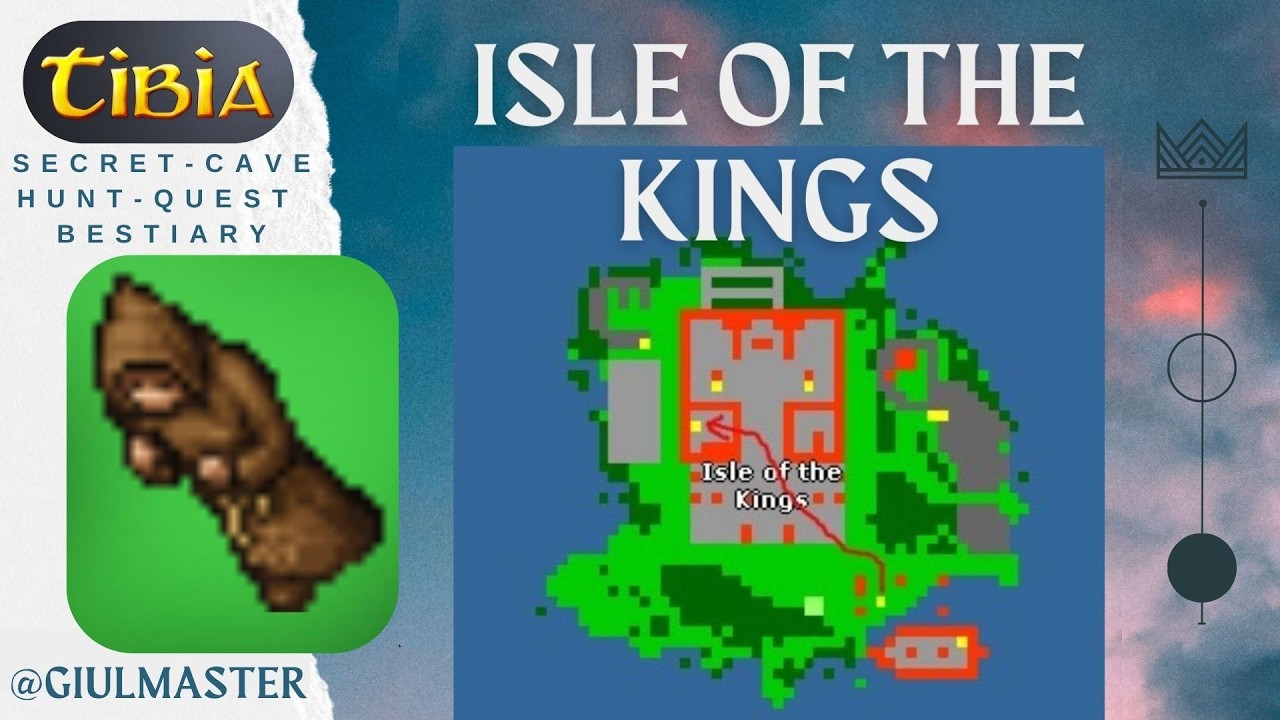 Tibia - Isle of the Kings - CARLIN #hunt #sorcerer