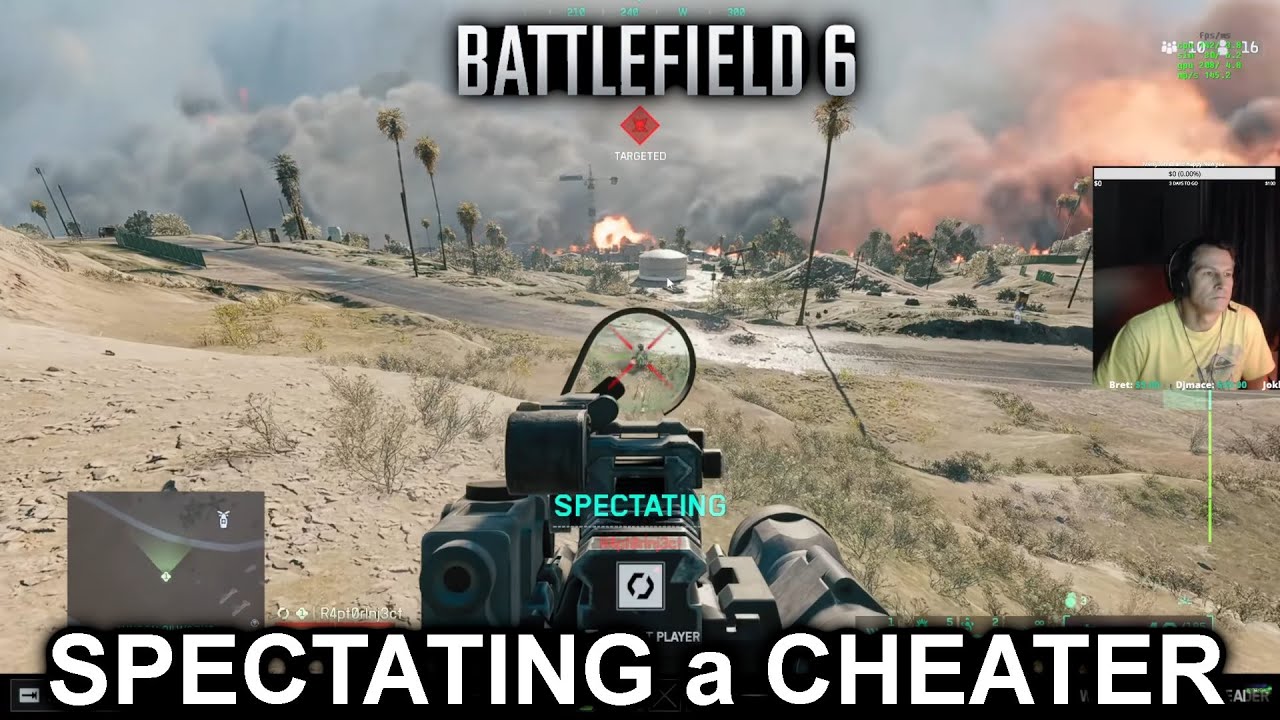 Battlefield 6 — Наблюдение за читером из Redsec.