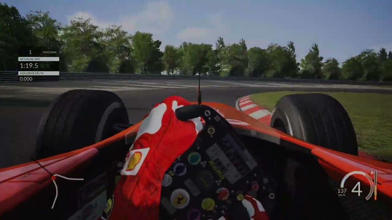 Assetto Corsa F1 Ferrari F2004 Logitech G920 Xbox Series X 4K