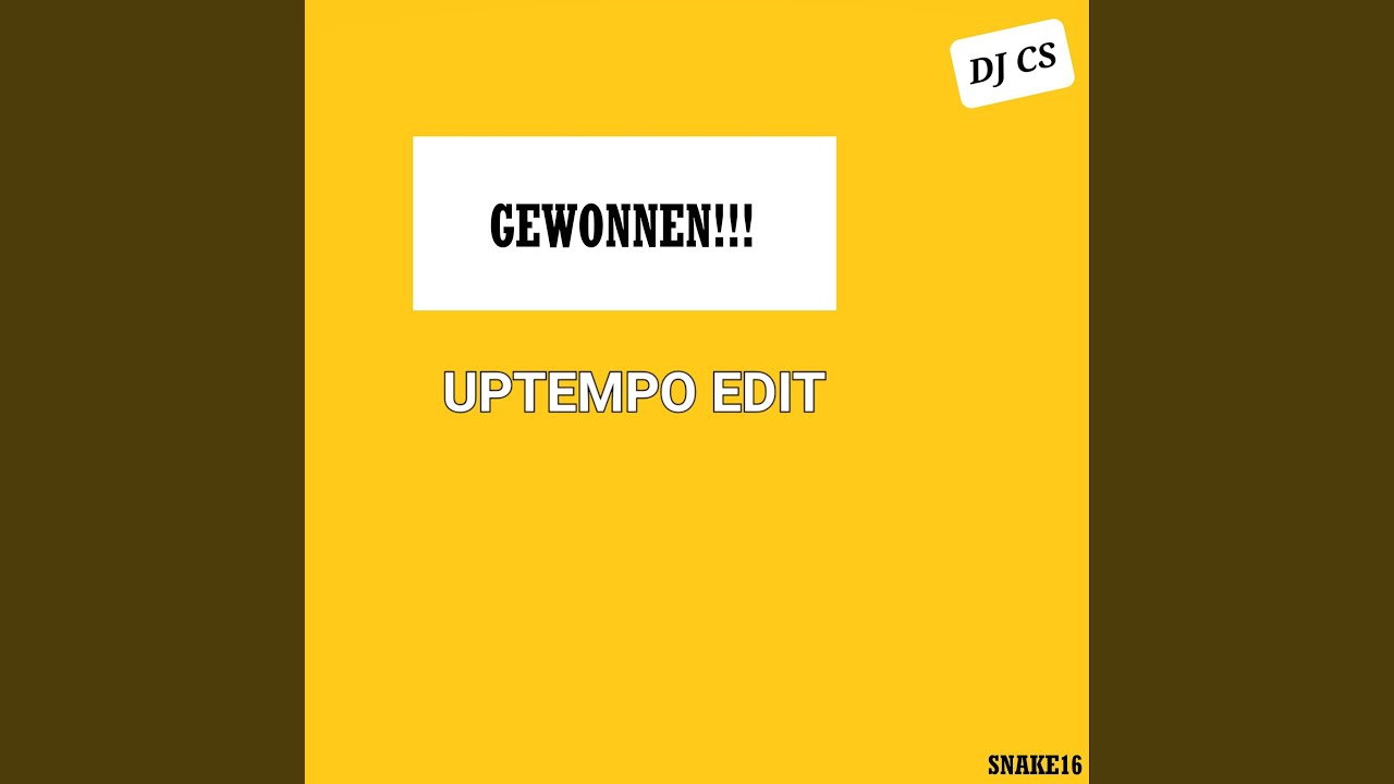 GEWONNEN!!! (DJ CS EDIT)