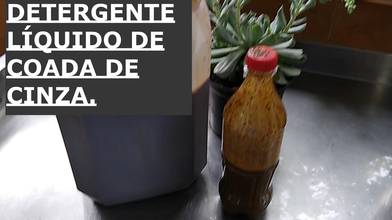 DETERGENTE LÍQUIDO DE COADA DE CINZA  100% NATURAL