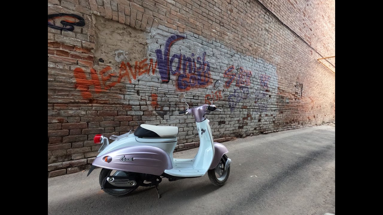 Suzuki Verde POV. Покатушки на мопеде