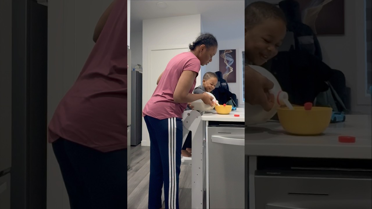 Learning to make breakfast 👍 