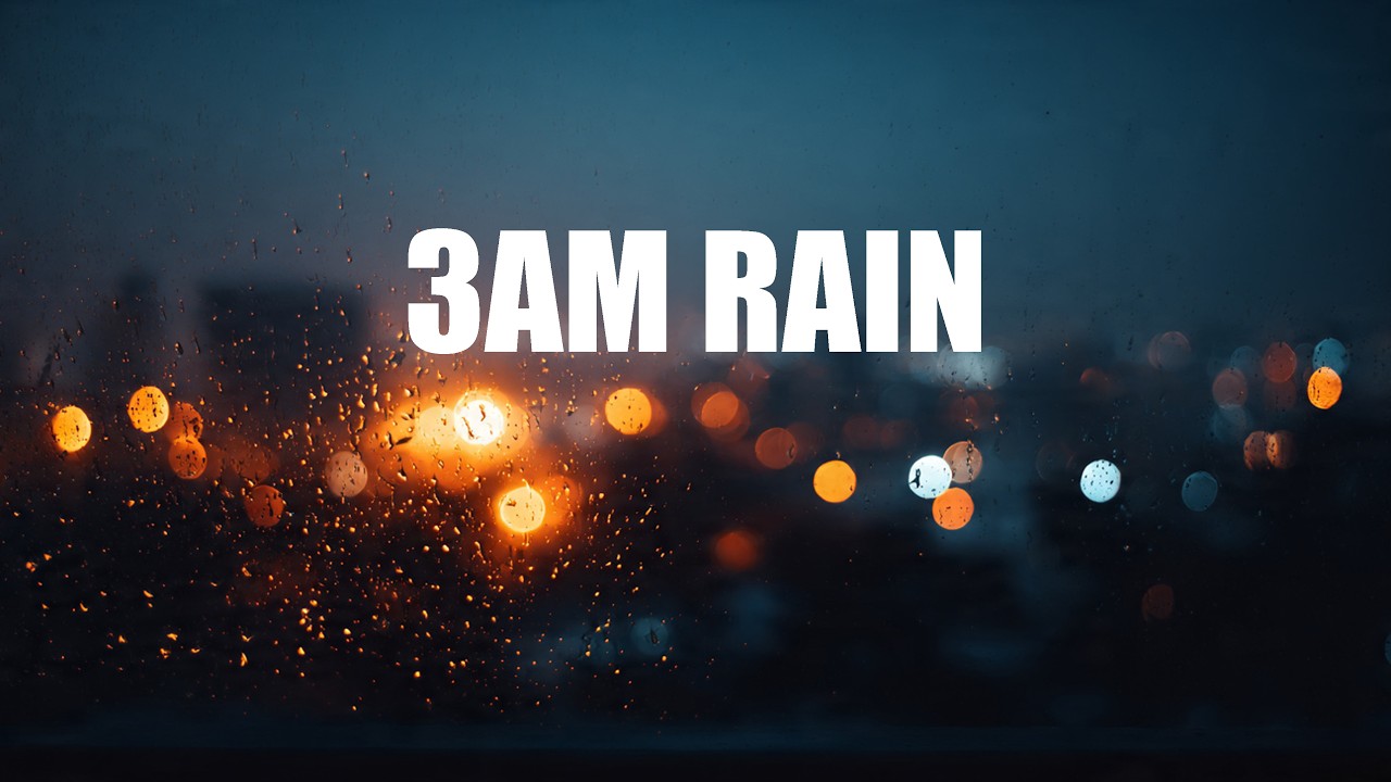 Deep Sleep Jazz • Cozy Rain Night • 8 Hours No Ads