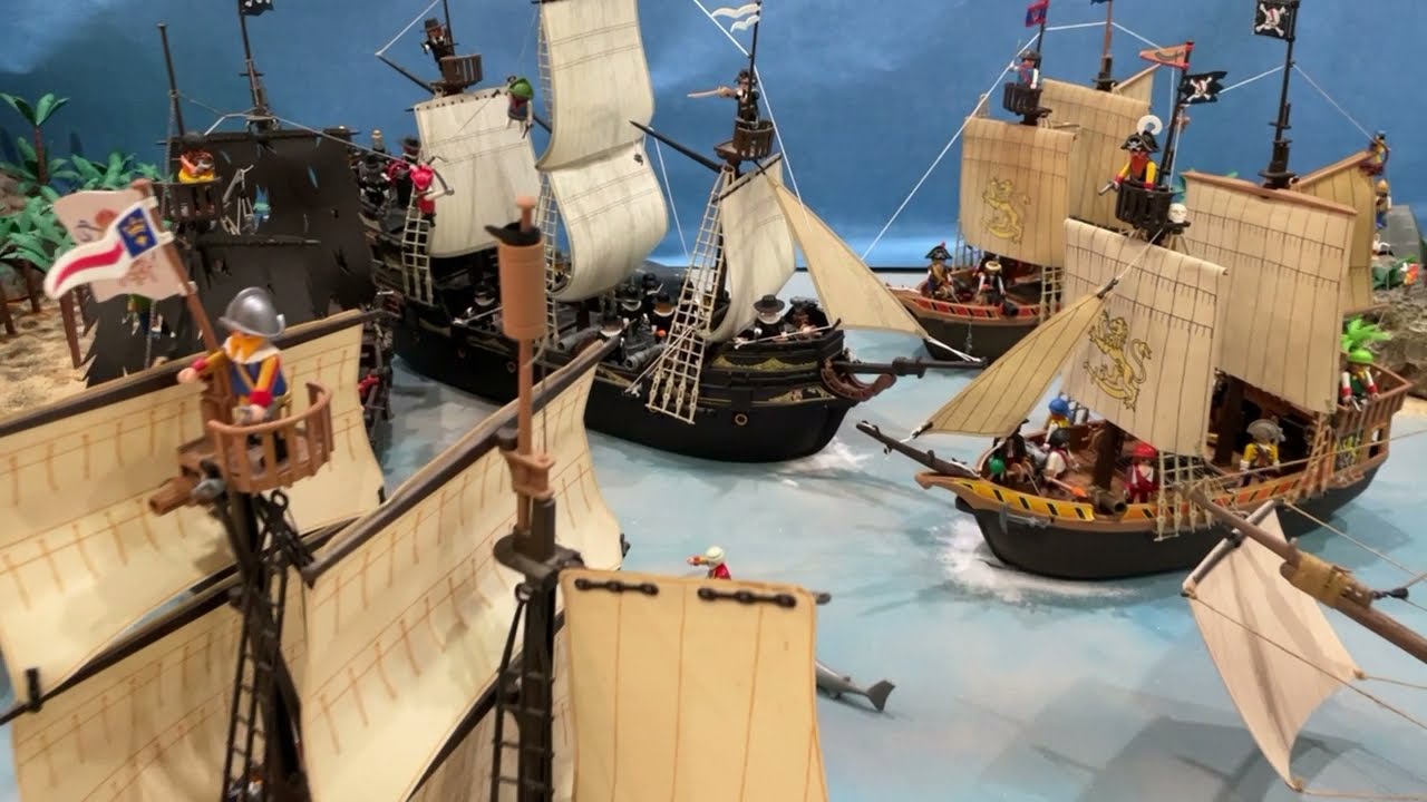 Playmobil Pirates ⚔️ Остров Черепа ? Торрент-выставка 2021-2022 г...