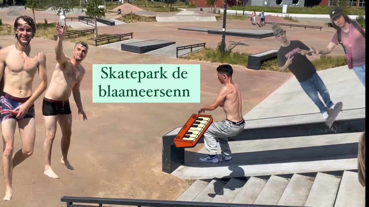 Skatepark de blaameersen week-end (vlog)