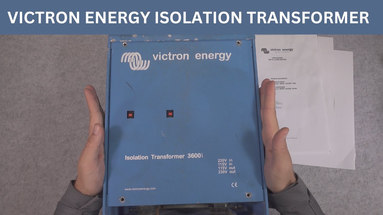 Victron Energy  Isolation Transformer 3600W   wiring for US 115V to EU 230V conversion & bench test