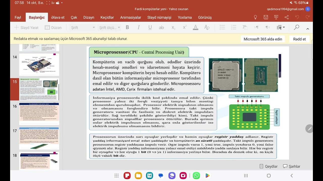 Fərdi kompüterlər. Sistem bloku.