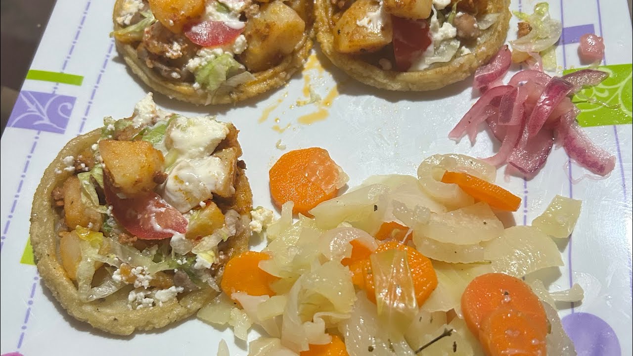 🫧🎃 ASMR ESPAÑOL DE MIEDO | COMIENDO SOPES CON PAPAS CON CHORIZO 🥱💫🌙