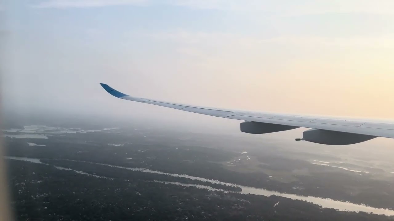 Kuwait Airways airbus a330-800neo Landing at Cochin International Airport 4K