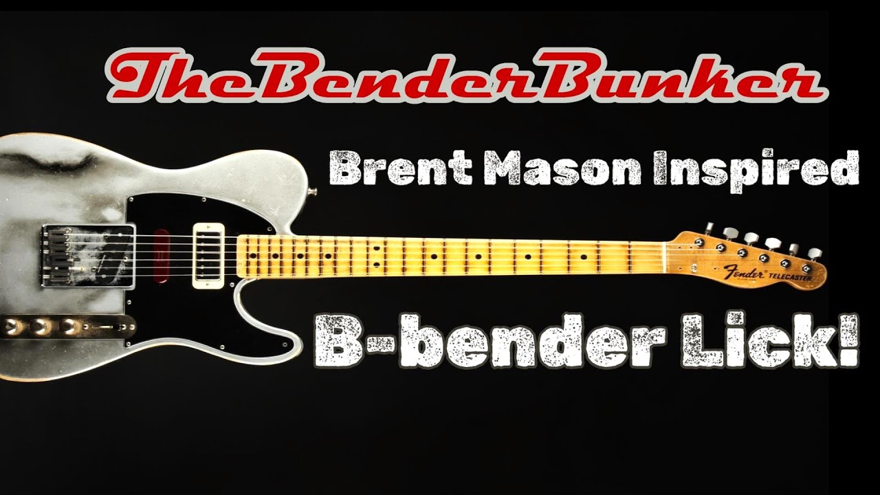 B-bender Guitar - Brent Mason Inspired B-bender Lick!