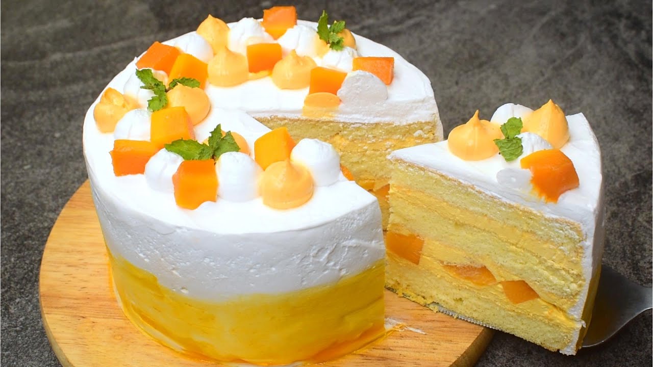 Mango Cake l Mango Gateaux Cake