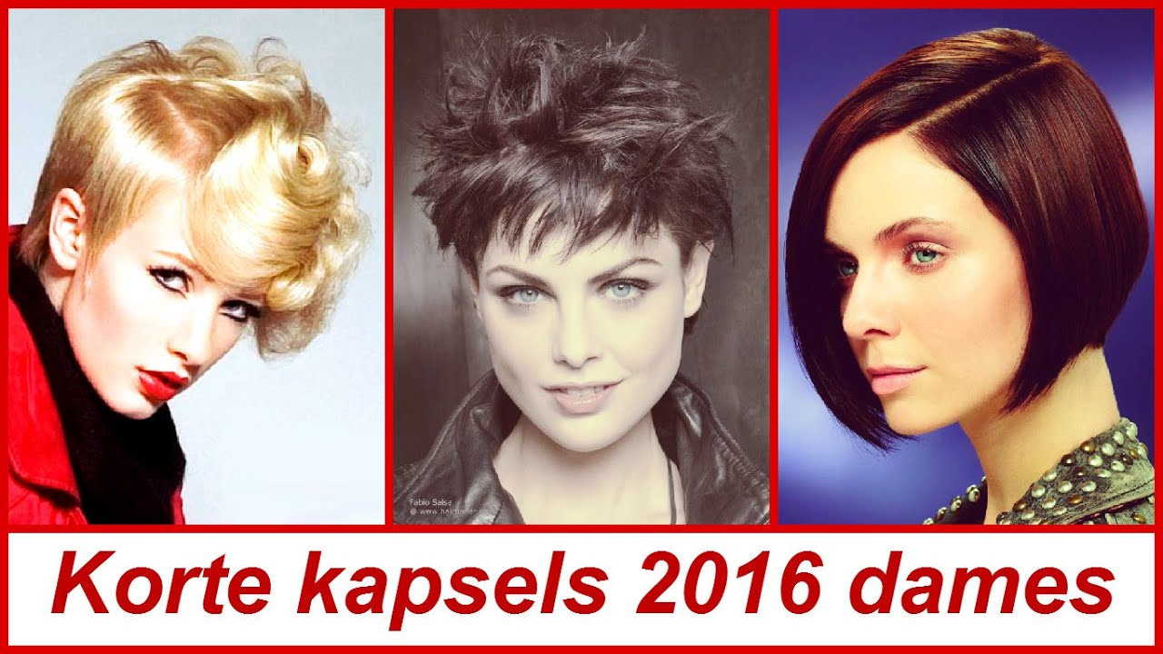 Korte kapsels 2016 dames