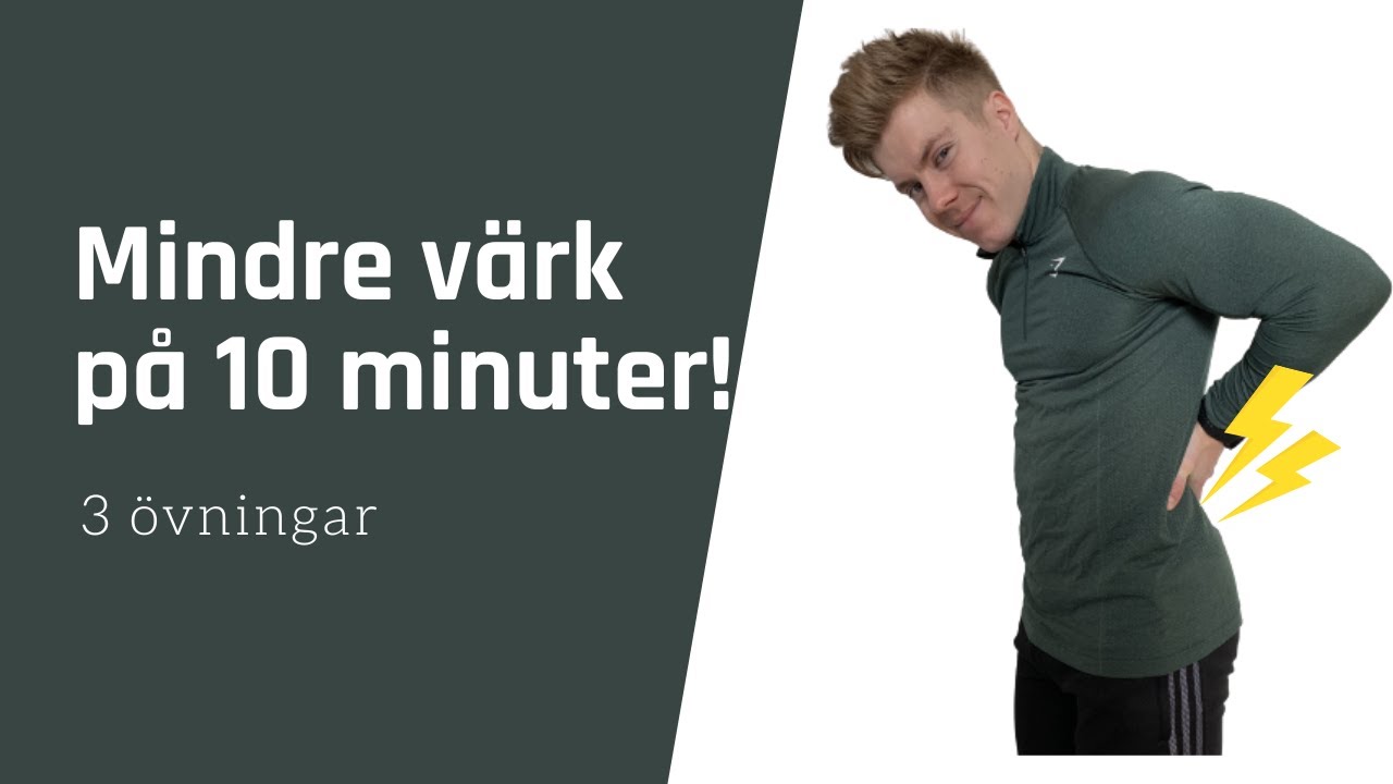 ONT I LÄNDRYGGEN | POSTURAL TRÄNING | ÖVNINGAR