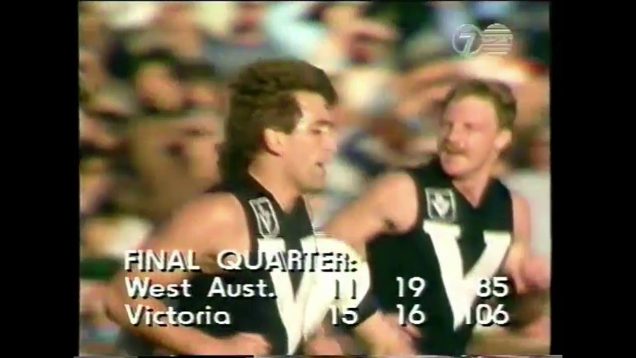 WA v Victoria 1983 Last Quarter