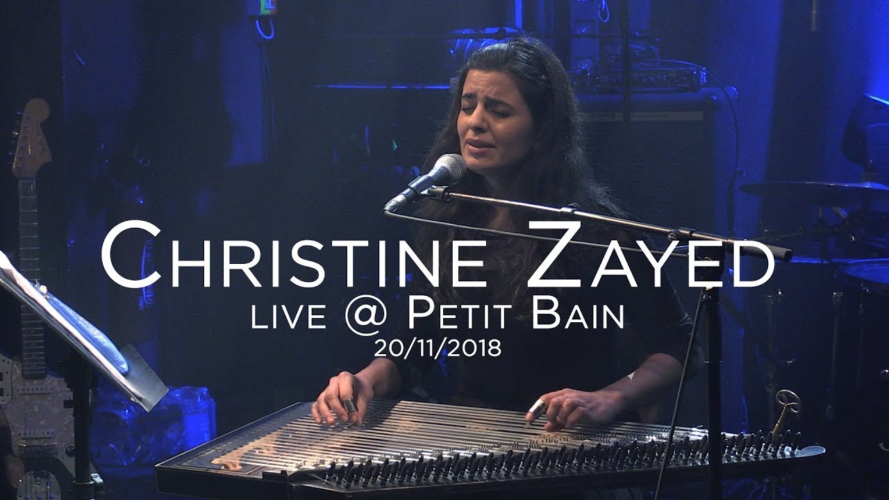 Christine Zayed live @ Petit Bain - 20/11/2018 (Le Grand Salon Volant)
