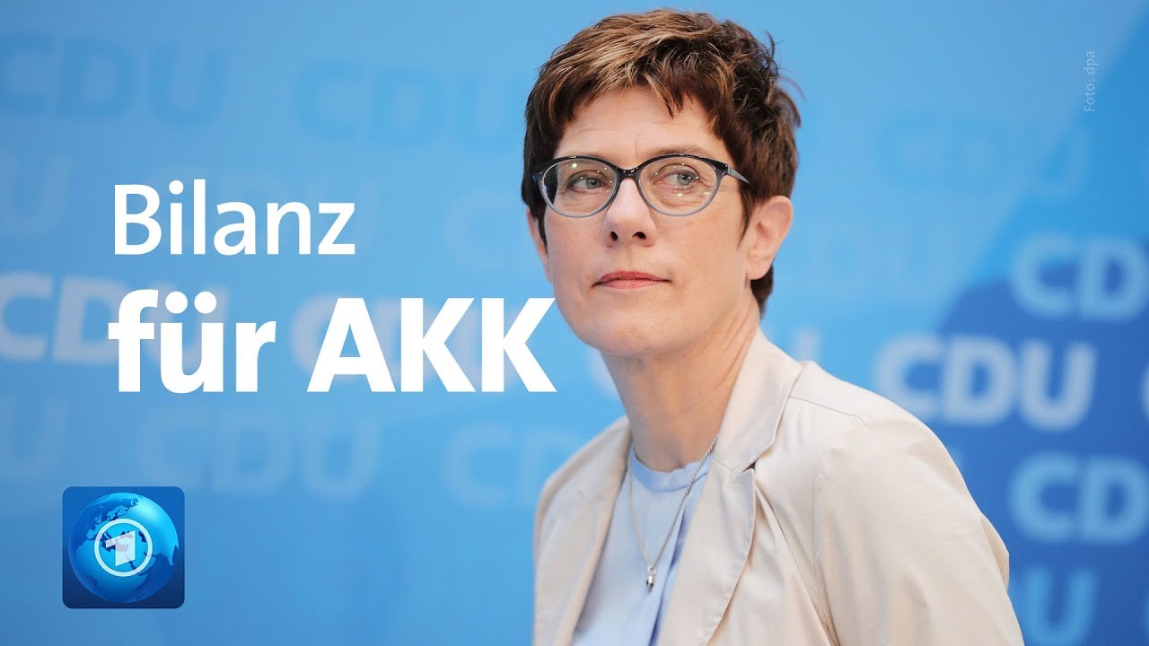 AKK Bilanz: Fast ein Jahr als CDU-Vorsitzende im Amt
