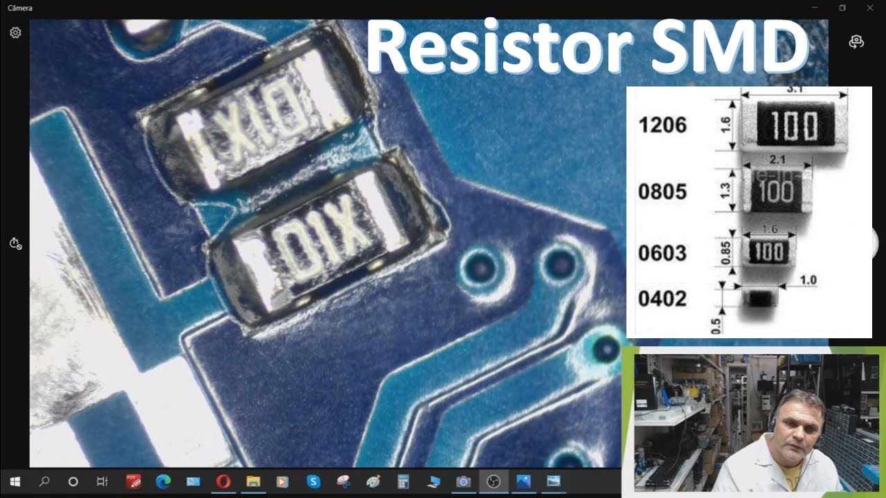 RESISTORES SMD [Medidas, Leitura e identificação] - 2021