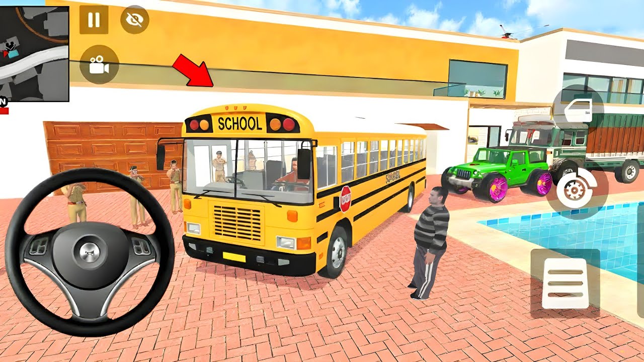 Franklin Purchase Modified Lexriy New School Bus 🤑 Indian Theft Auto Simulator | New update 🤩💥