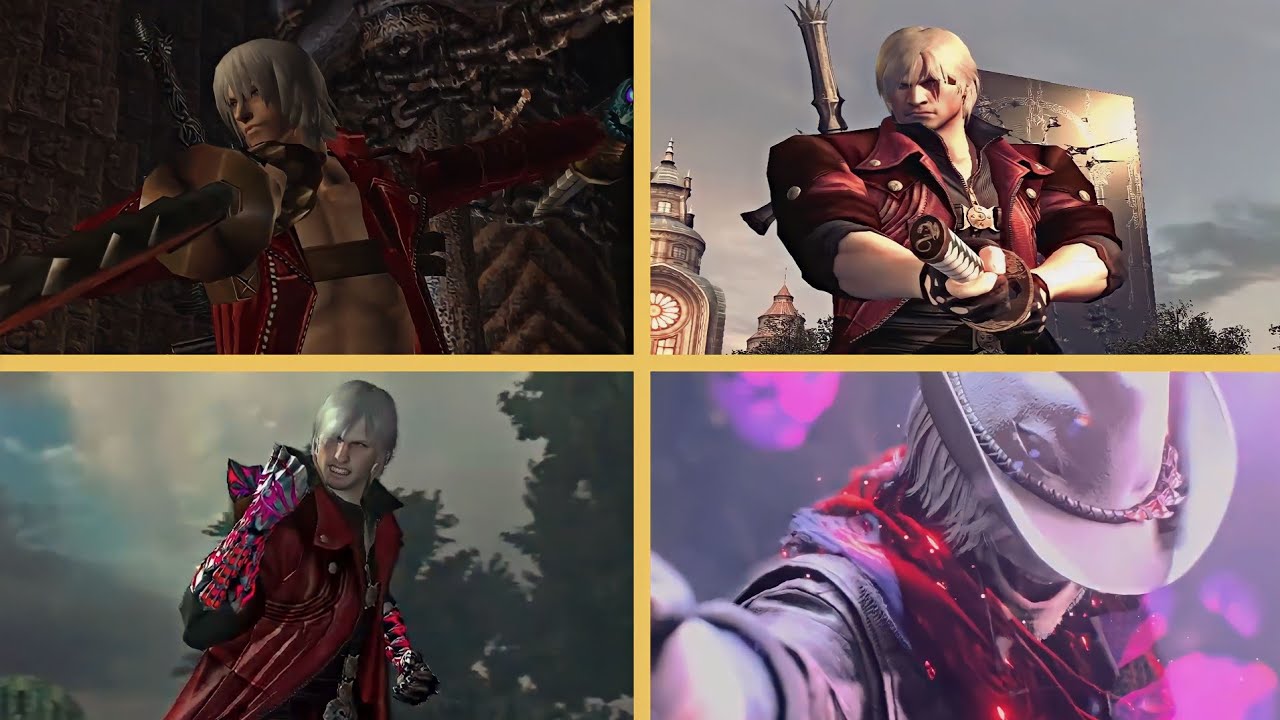 ВСЕ РЕАКЦИИ ДАНТЕ НА НОВОЕ ОРУЖИЕ В ИГРАХ DEVIL MAY CRY (DMC3-DMC5)