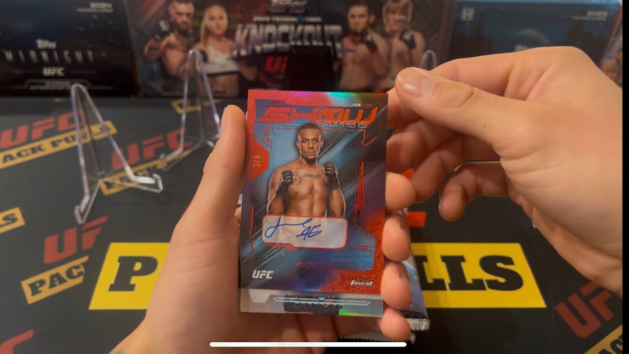 2025 Topps Finest UFC Hobby Box CASE HIT AND /5 AUTO!! 