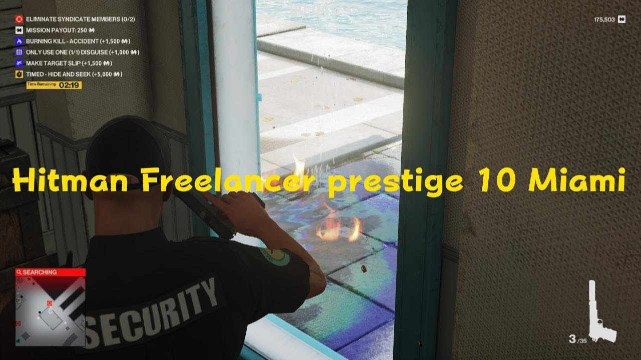 HITMAN Freelancer prestige 10 Miami