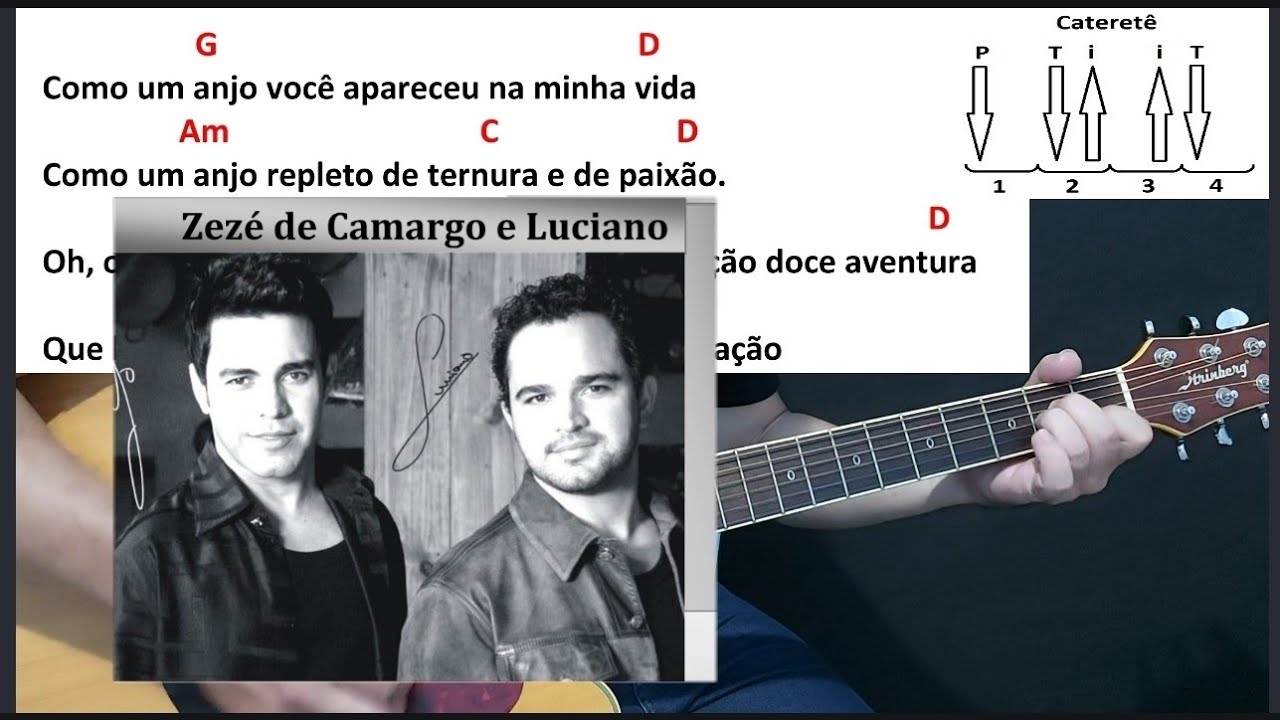 Como um anjo - (Os detalhes de como tocar esse modão no violão)