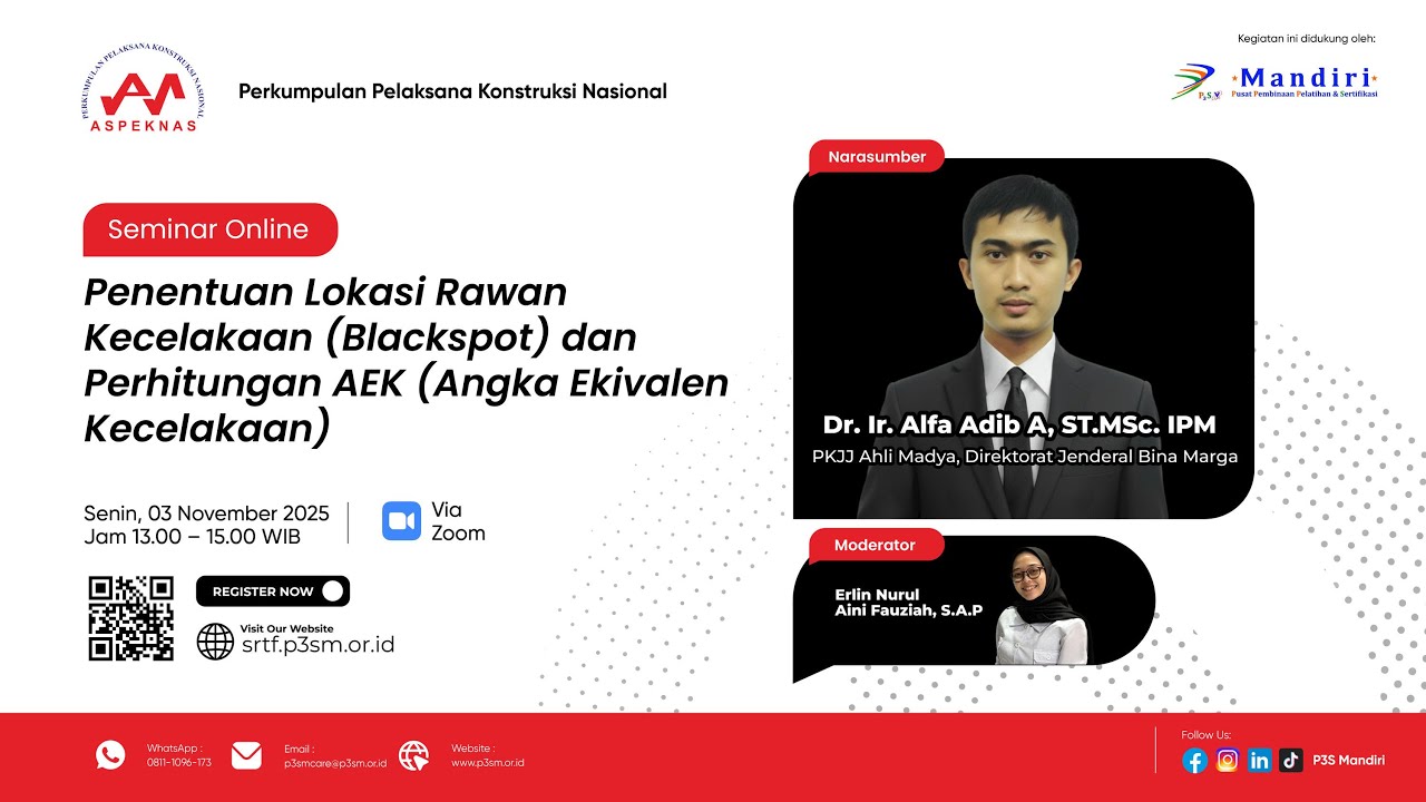 Penentuan Lokasi Rawan Kecelakaan (Blackspot) dan Perhitungan AEK (Angka Ekivalen Kecelakaan)