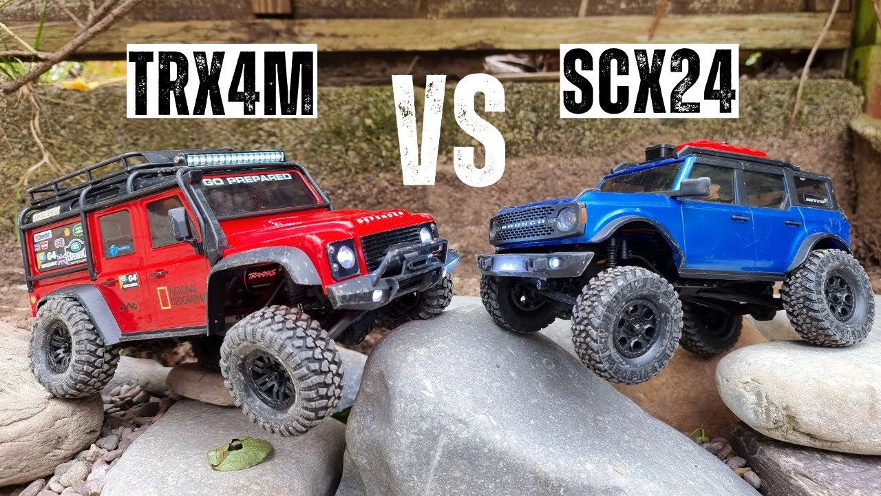 Какой из них выбрать? — Сравнение Traxxas TRX4M и Axial SCX24