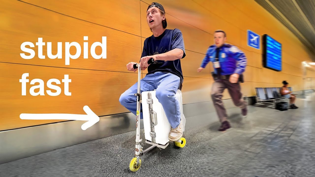 My Homemade Go-Kart Suitcase is Hated by Airports