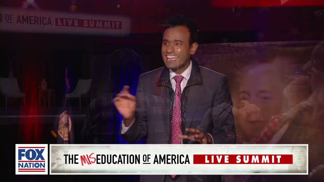 Vivek Ramaswamy at “The MisEducation of America: Live Summit” in Richmond, Virginia.
