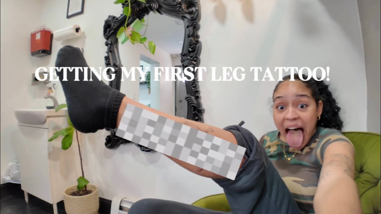 GETTING MY FIRST LEG TATTOO! (Tattoo vlog)