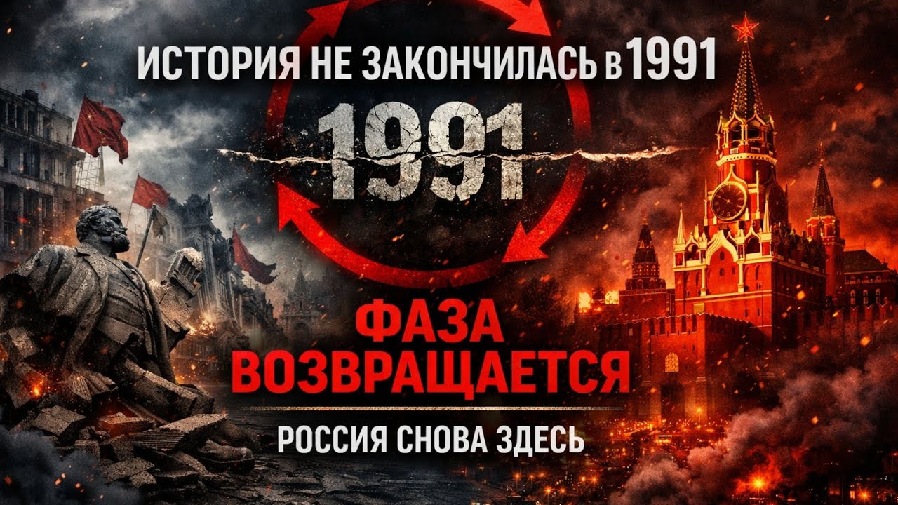 ИСТОРИЯ НЕ ЗАКОНЧИЛАСЬ В 1991 ГОДУ: РОССИЯ СНОВА ВСТУПАЕТ В ЗНАКОМУЮ ФАЗУ