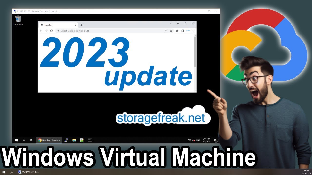 Windows в Google Cloud — создание виртуальной машины и подключение к ней — краткое руководство