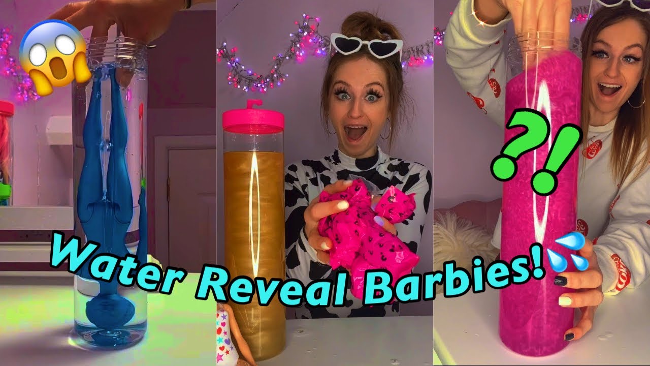 [ASMR] TOP 8 MYSTERY WATER REVEAL BARBIE UNBOXINGS!!😱✨TikTok Compilation | Rhia Official♡