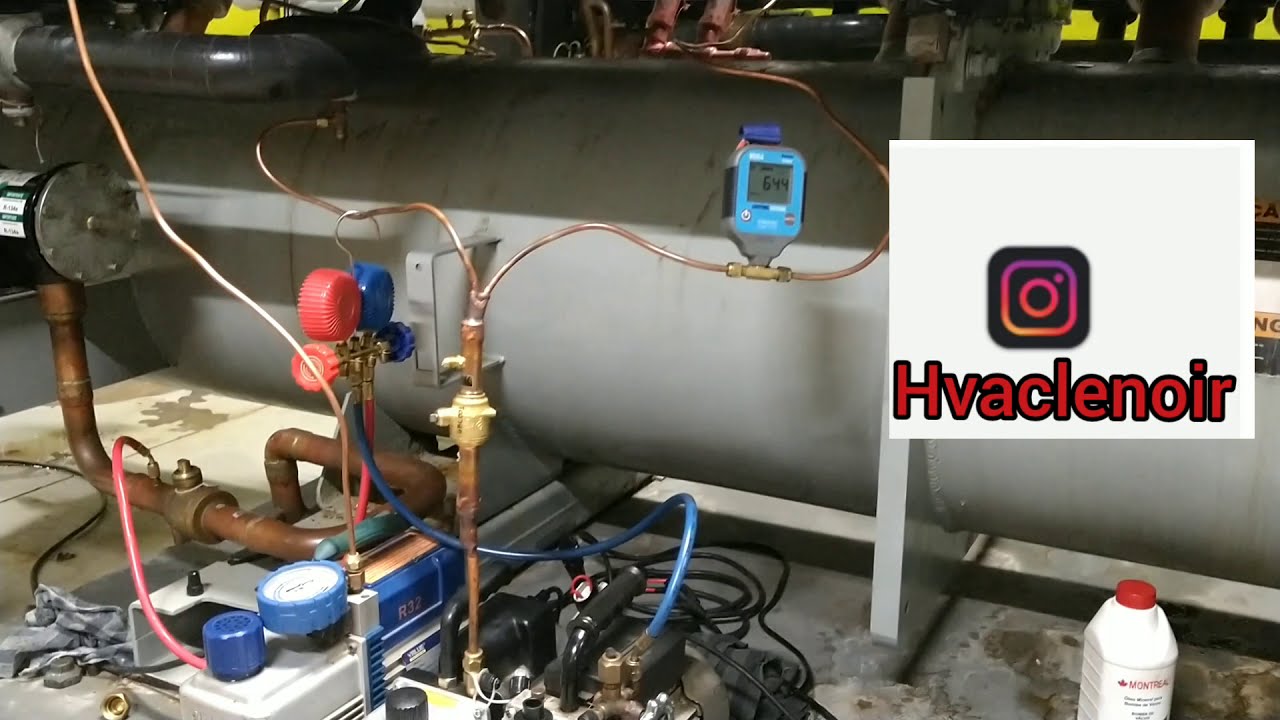 Dicas de Vácuo Que Não Desce a 500 Microns em Chiller de 400 Tr's.