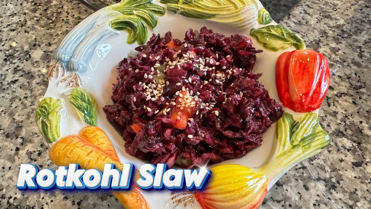 Ein leckerer Rotkohl Slaw 🥗für die nächsten 100 Jahre 😂| Thermomix® TM6